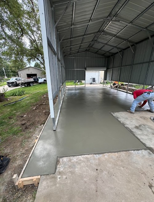 Concrete footing preparation