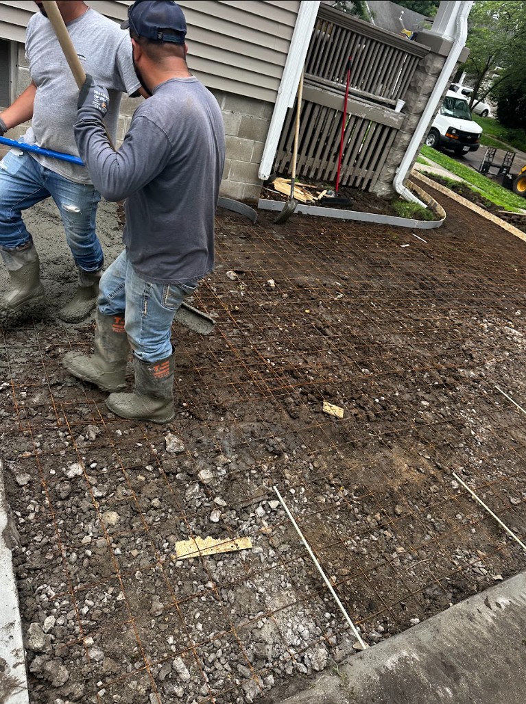 Residential driveway renovation