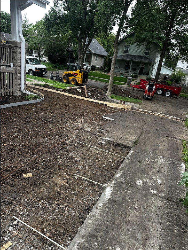 Driveway demolition