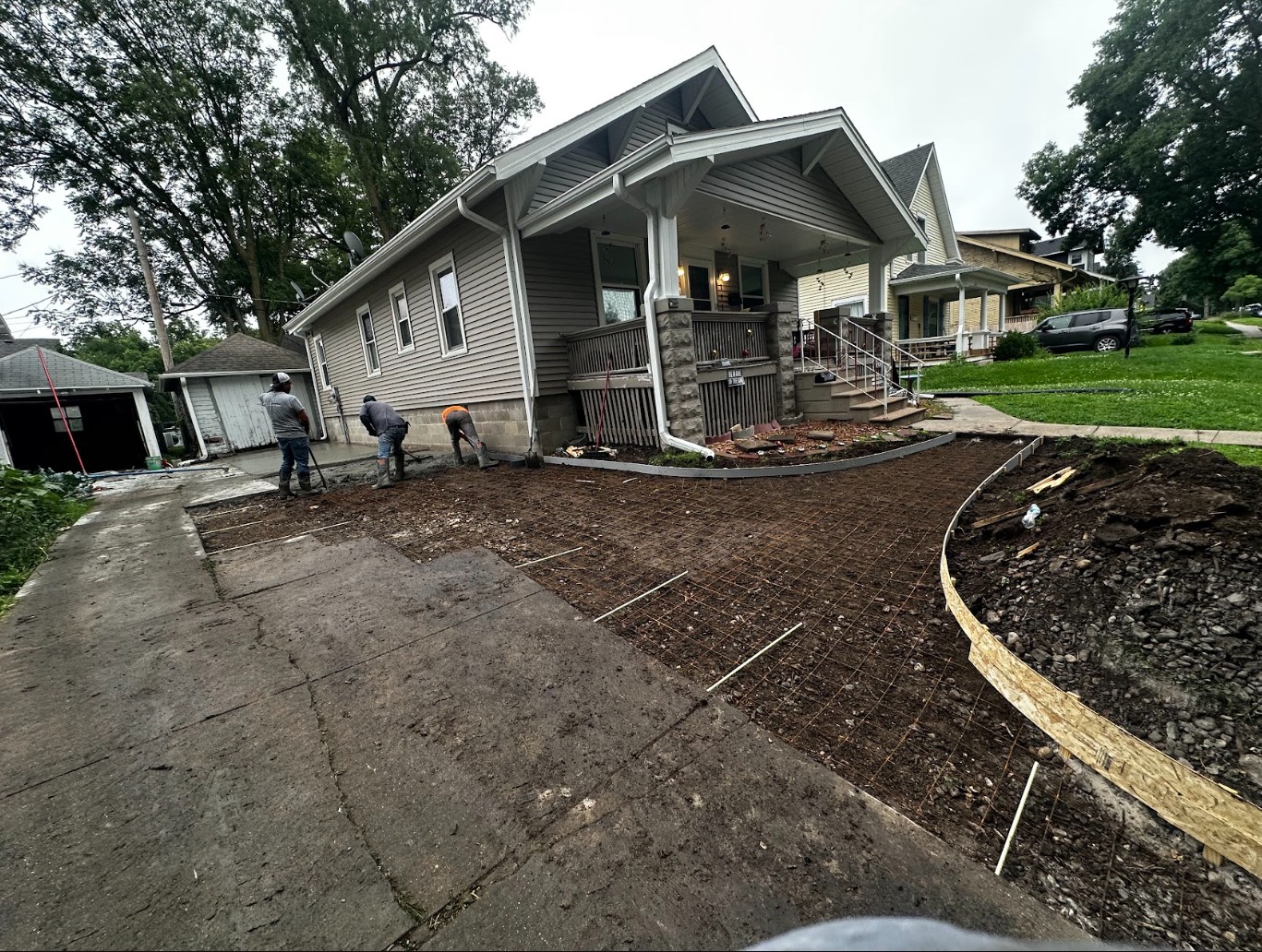 Driveway preparation